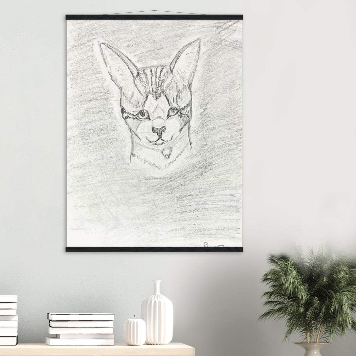 3 Bella's Triumph - A Captivating Pencil Portrait
