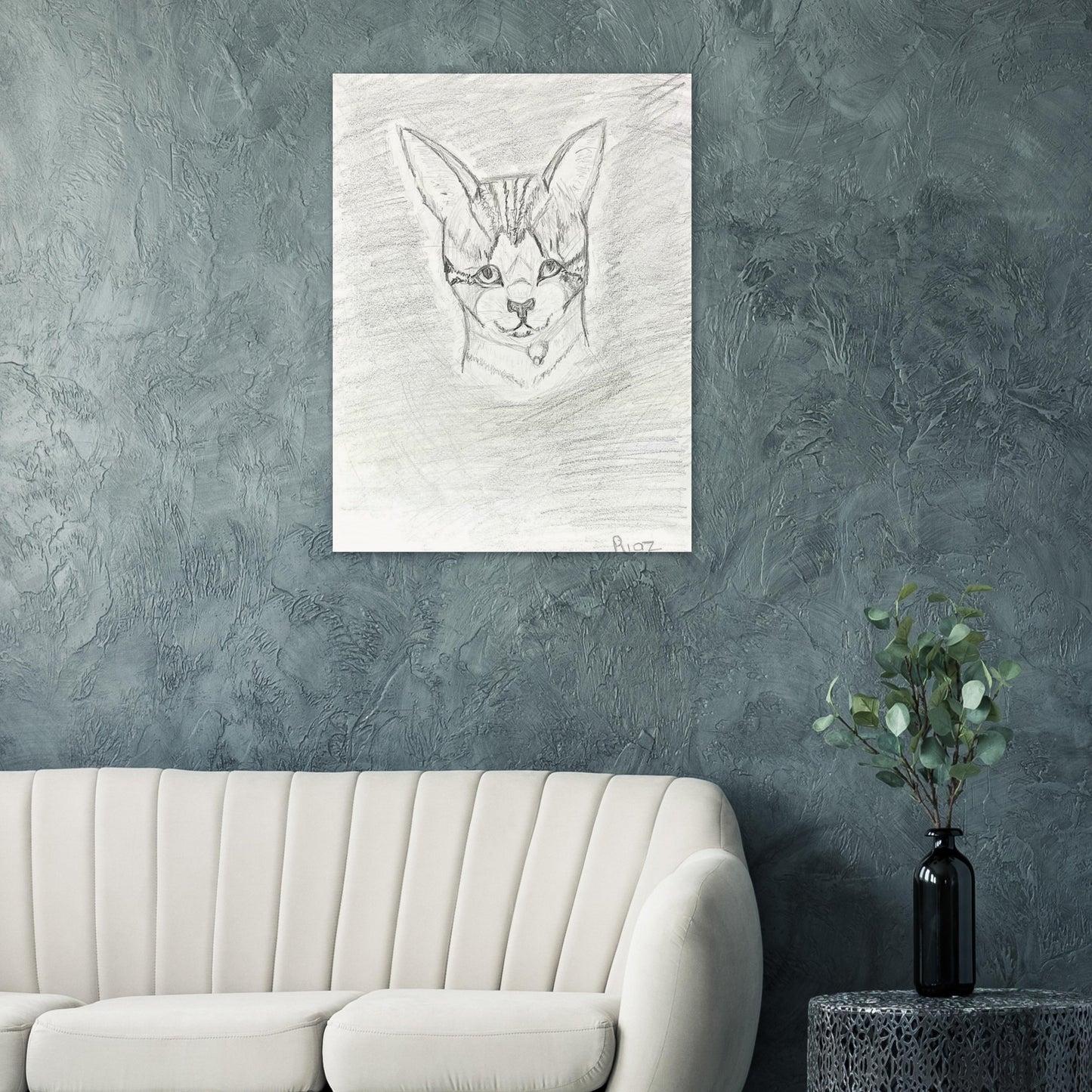 3 Bella's Triumph - A Captivating Pencil Portrait