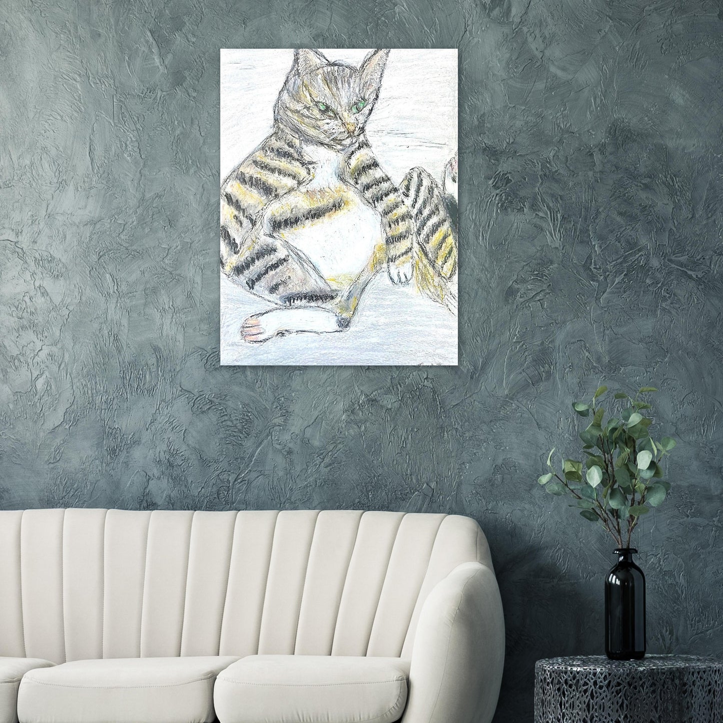 91 Purr-fect Swagger: A Feline Masterpiece by Riaz Lakhi®