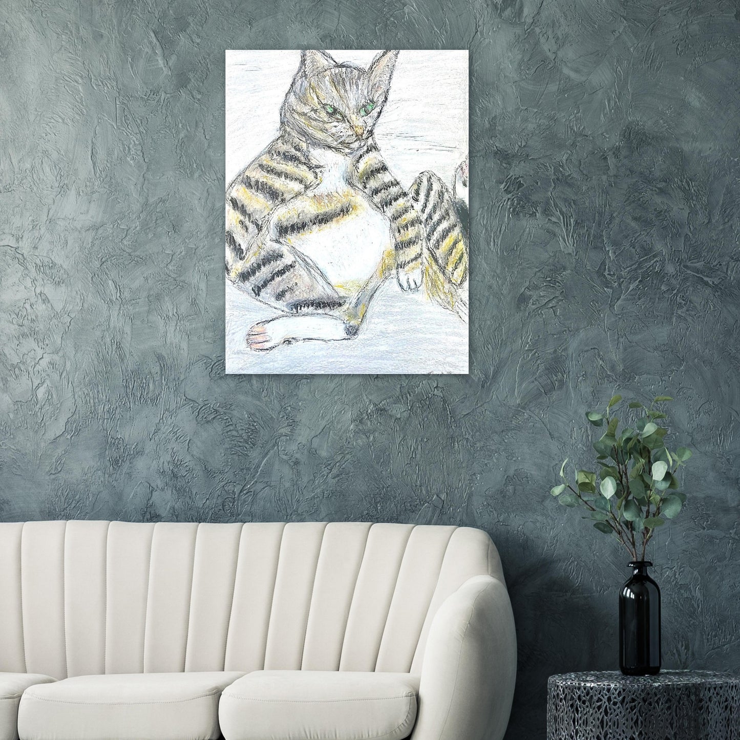 91   Purr-fect Swagger: A Feline Masterpiece by Riaz Lakhi®