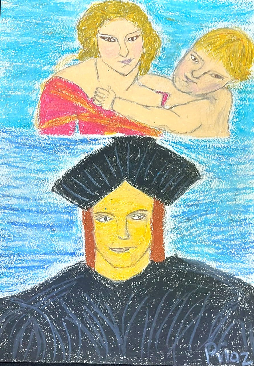 97 Raphael's Legacy & Lakhi's Vision: Eternal Embrace | ORIGINAL with FREE Shipping